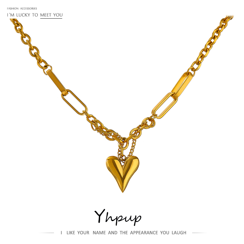 Birth Flower Necklace - Yhpup Romantic Heart Pendant Necklace for
