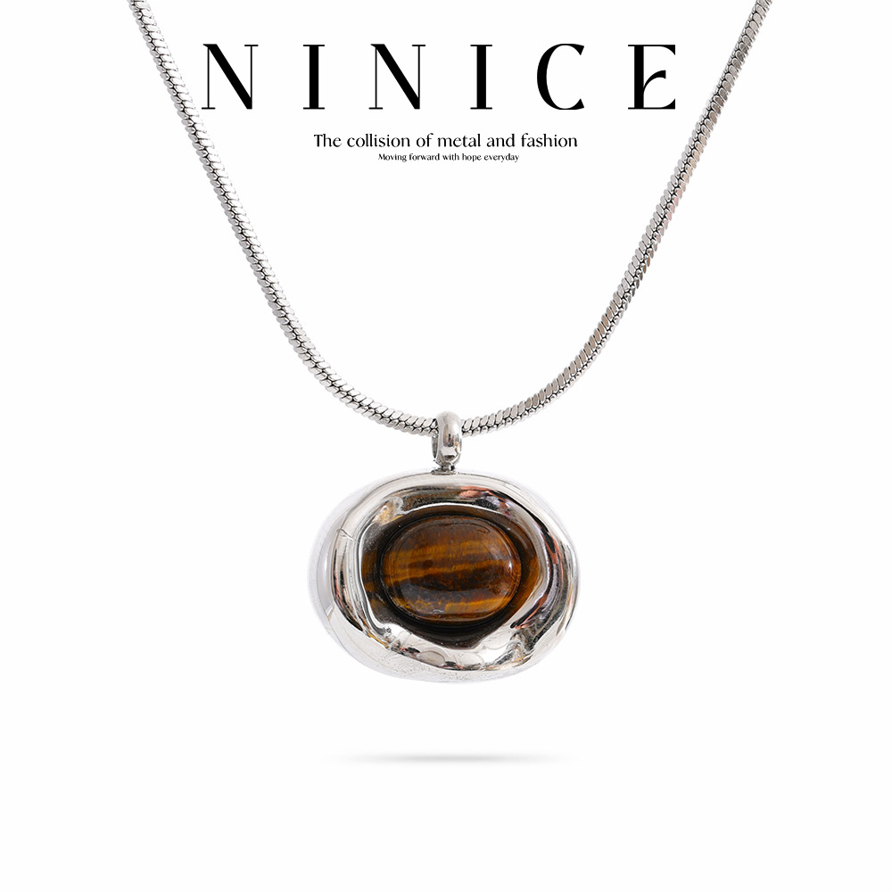 NiNice Stainless Steel Necklac - Birth Flower Necklace ulasan dan harga