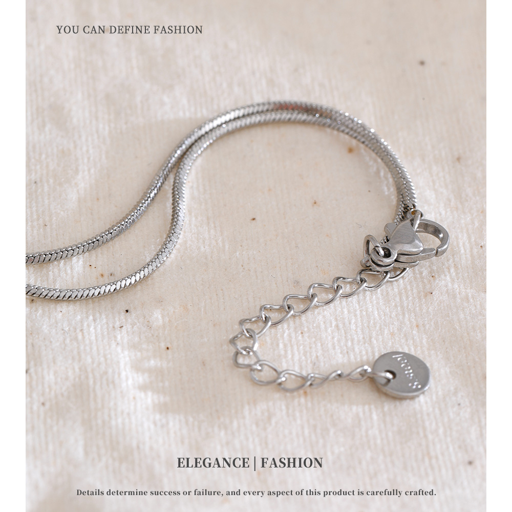 NiNice Stainless Steel Necklac - Birth Flower Necklace ulasan dan harga