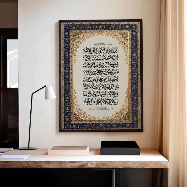 Modern Luxury Persian Ornate I - Custom Map Poster ulasan dan harga