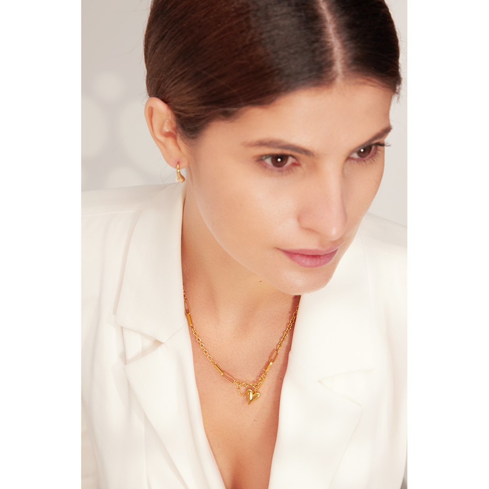 Yhpup Romantic Heart Pendant N - Birth Flower Necklace ulasan dan harga