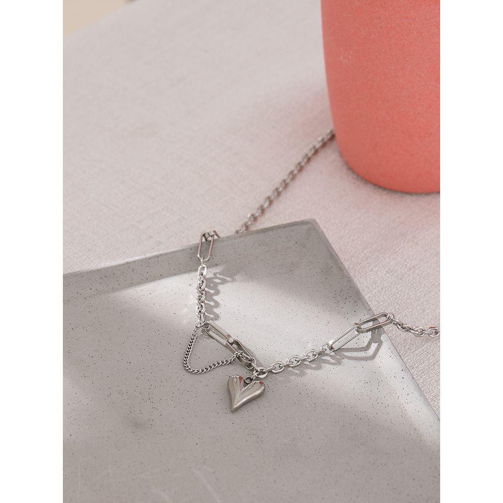 Yhpup Romantic Heart Pendant N - Birth Flower Necklace ulasan dan harga
