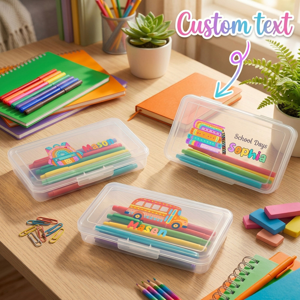 Personalized Pencil Case, Cust - Personalized Name Box ulasan dan harga