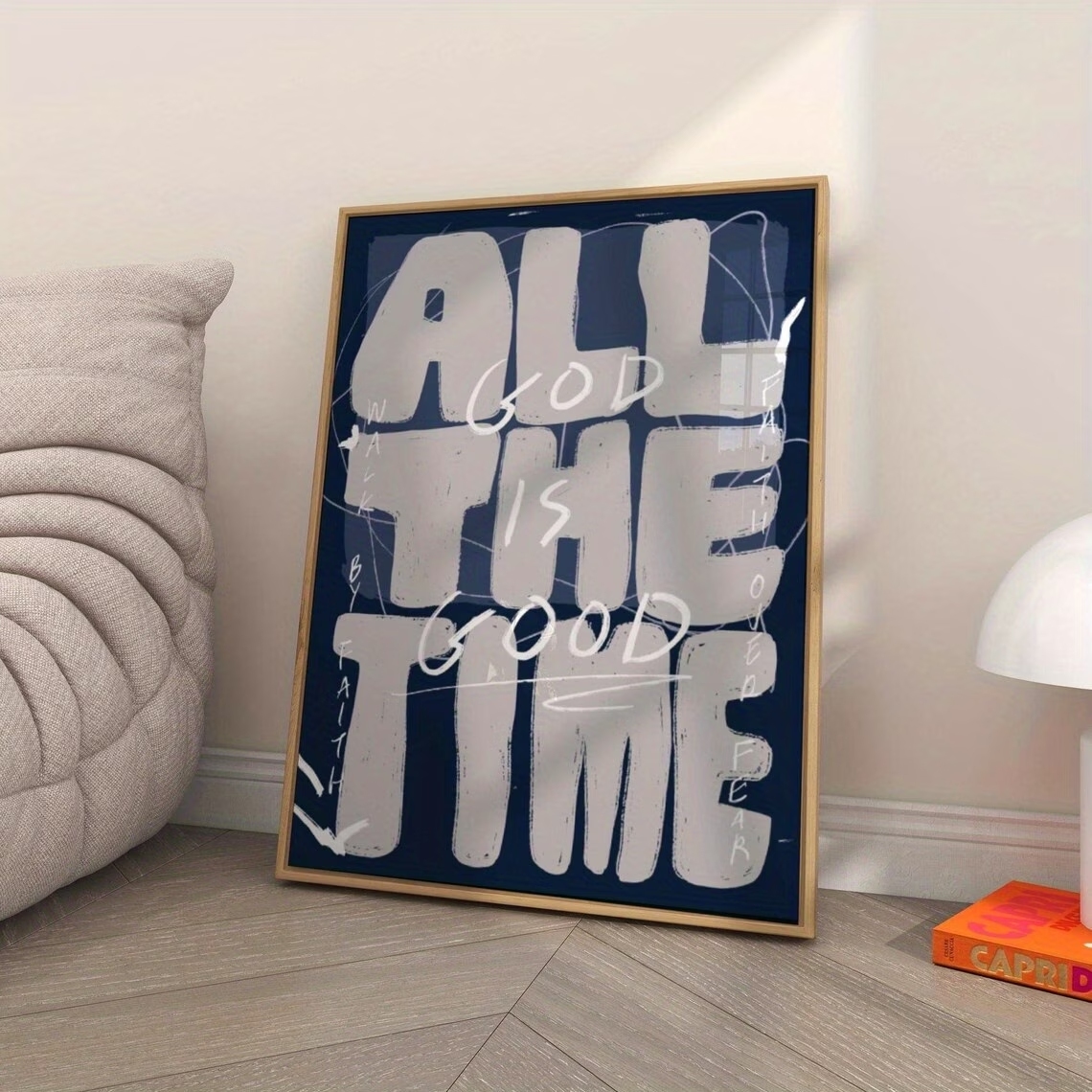 God Is Always Good Inspiration - Custom Map Poster ulasan dan harga