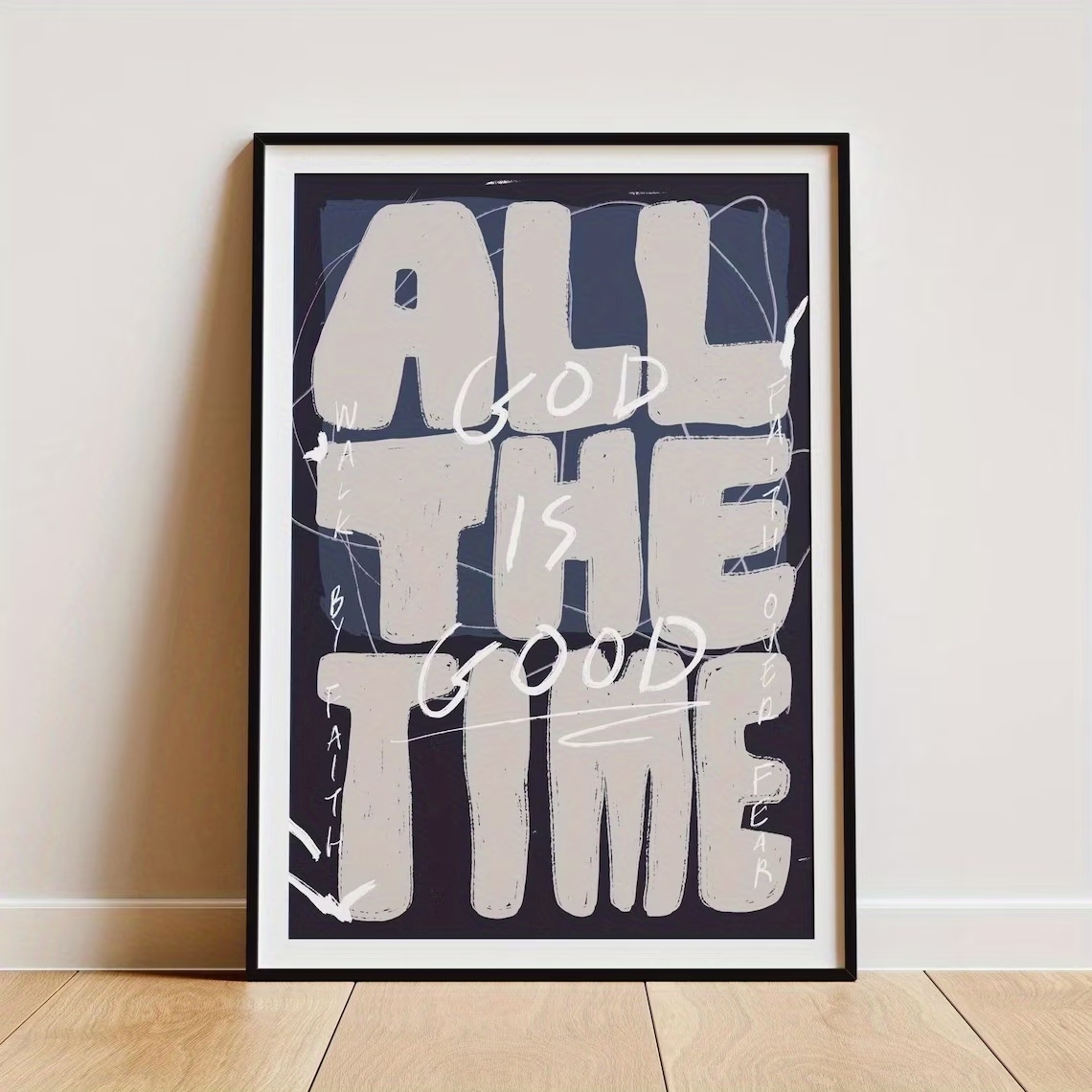 God Is Always Good Inspiration - Custom Map Poster ulasan dan harga