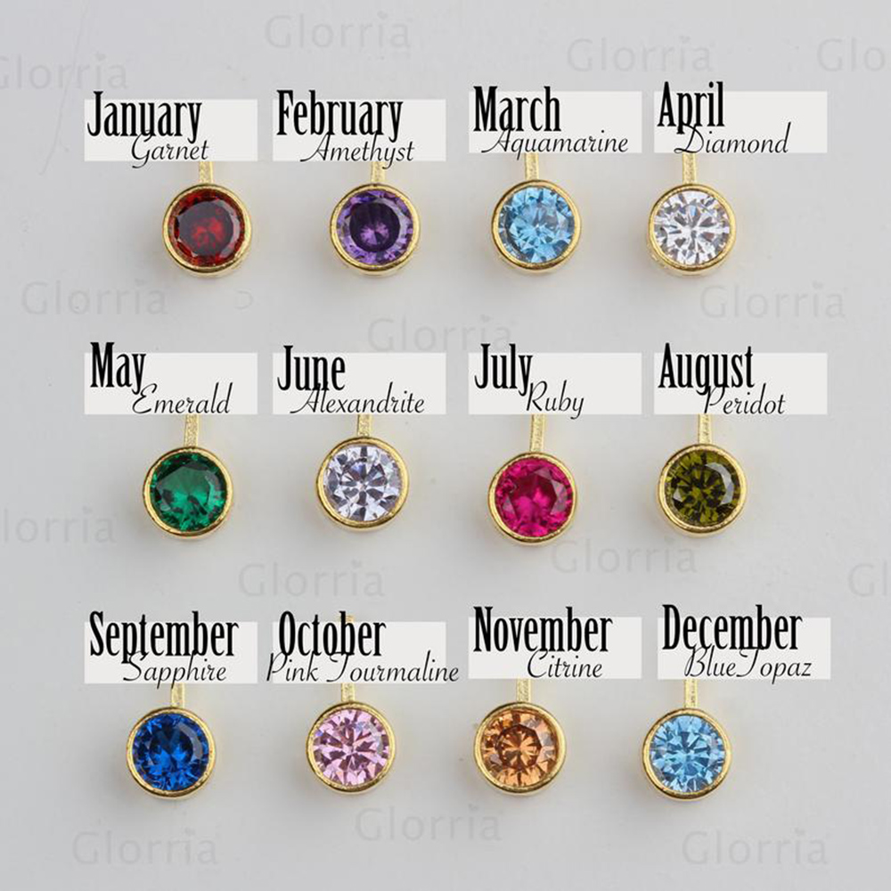 Customized Birth Moon Flower S - Birth Flower Necklace ulasan dan harga