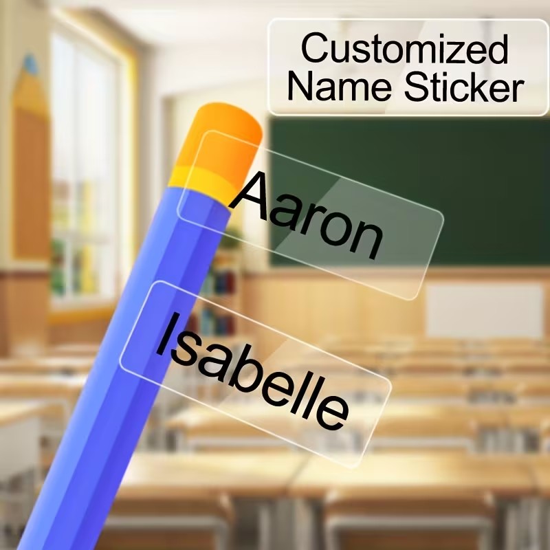 Self-Adhesive Personalized Nam - Personalized Name Box ulasan dan harga